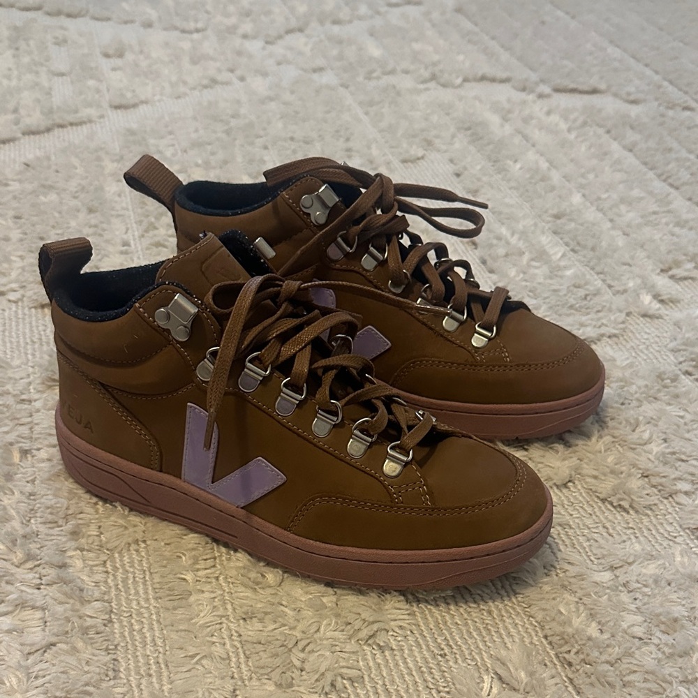 Veja Brown and Purple Sneakers- NEW